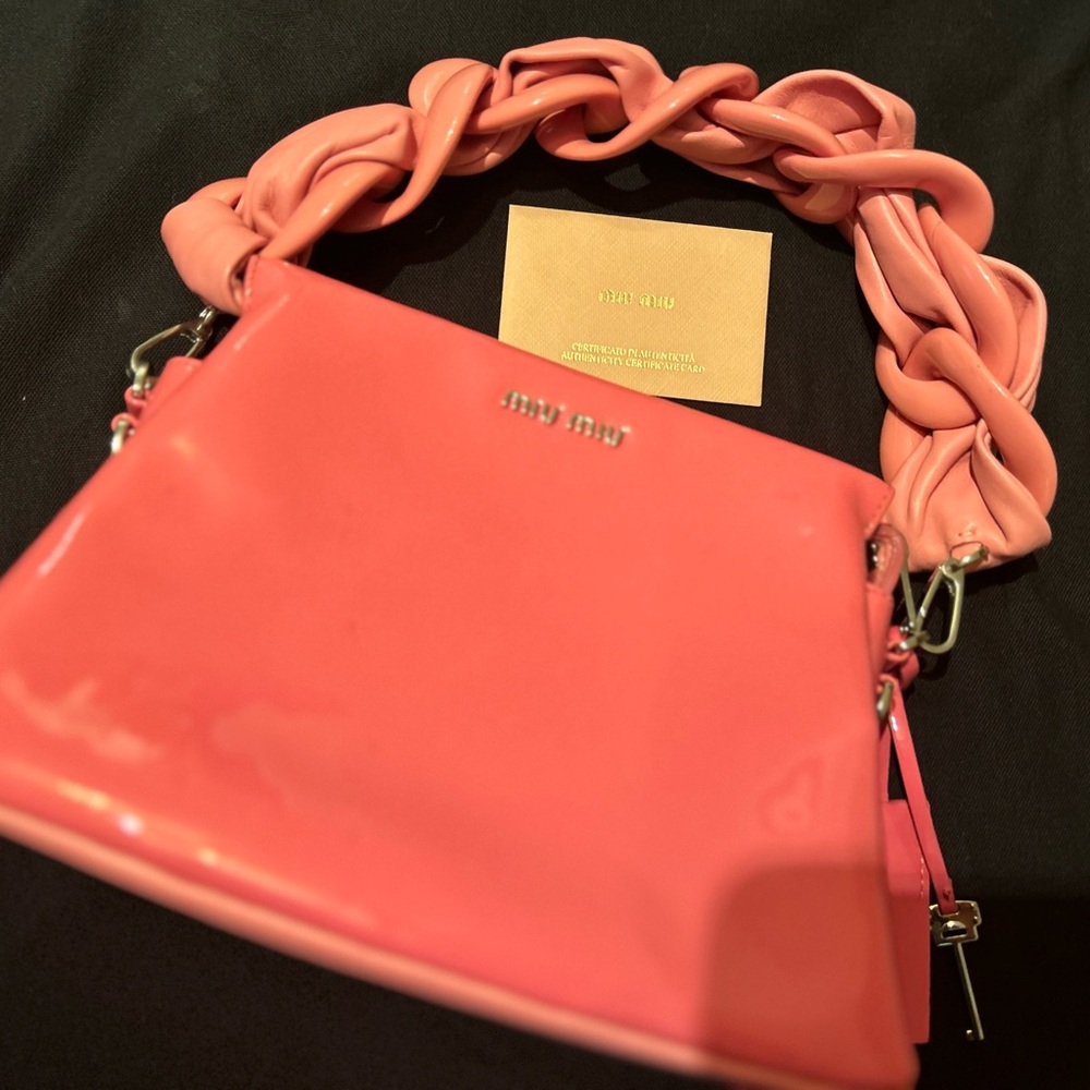 Miu Miu limited edition pink shoulder bag